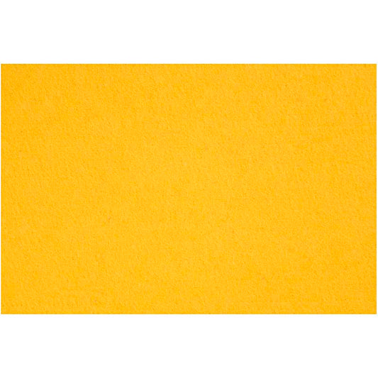 Craft Felt, sheet 42x60 cm, thickness 3 mm, yellow, 1 sheet