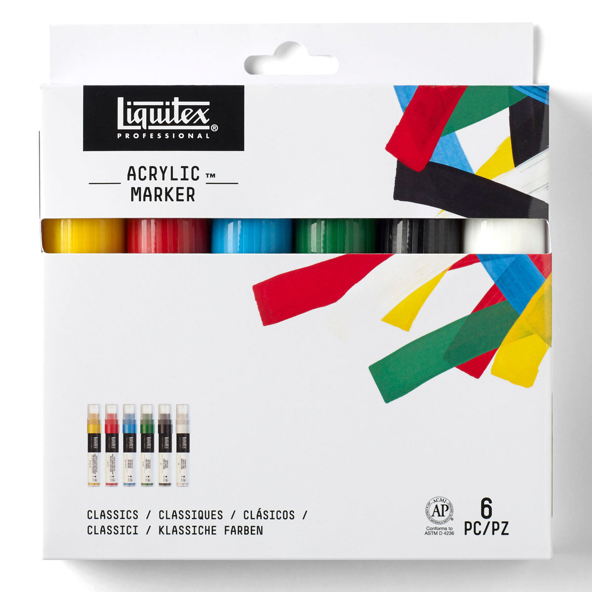 Liquitex - Markers Set - 6x15mm Wide