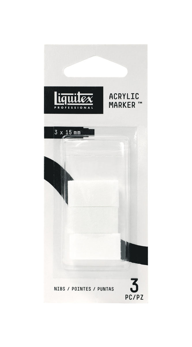 Liquitex - Marker Nibs Set - 3x15mm Wide Nibs