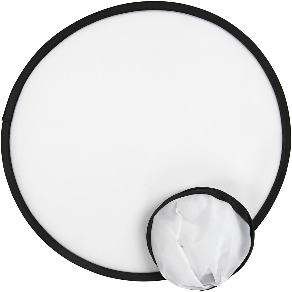 Frisbee, dia. 25 cm, white, 5 pc/ 1 pack