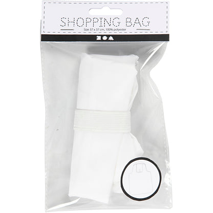 Shopping Bag, size 37x37 cm, white, 1 pc