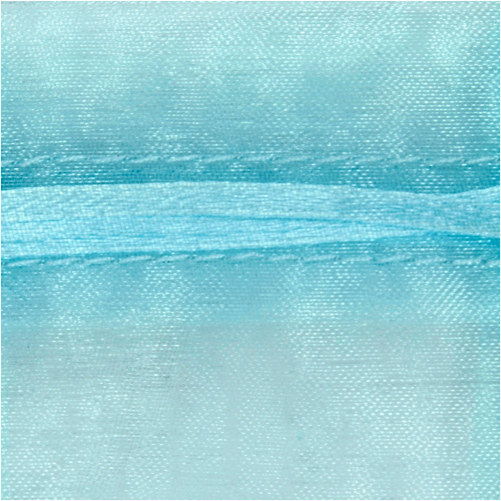 Organza Bags, size 7x10 cm, light blue, 10 pc/ 1 pack