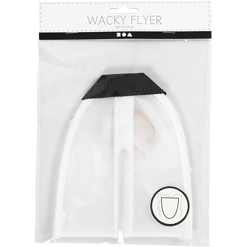 Kite, size 17x14 cm, white, 1 pc