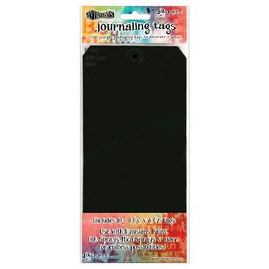 No10 Tag Black - (10 per pack)