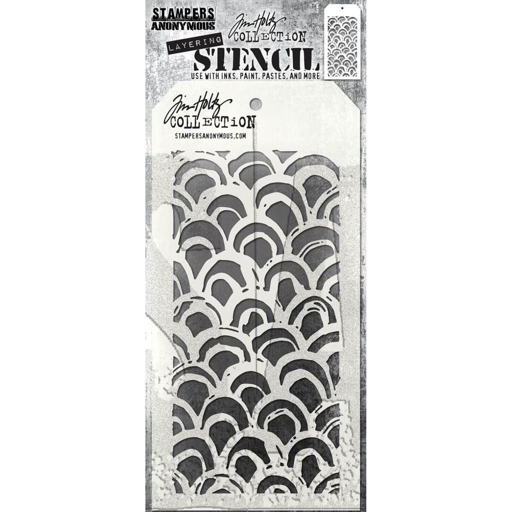 Brush Arch - Tim Holtz Layering Stencil