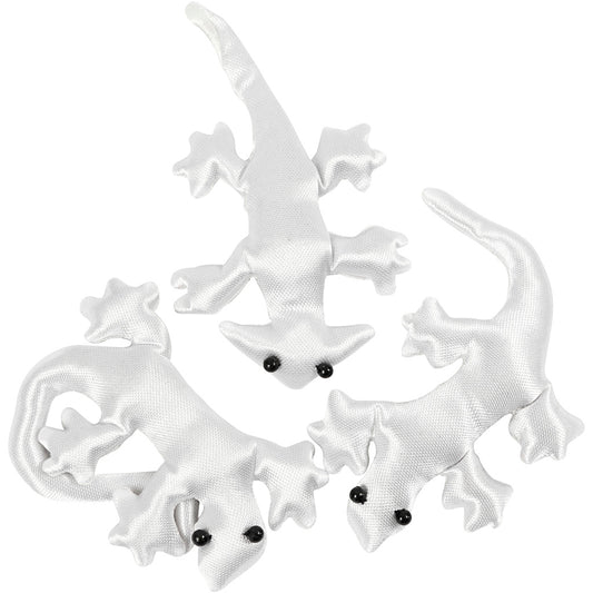 Fabric Creepy-Crawly, size 10-14 cm, white, 3 pc/ 1 pack