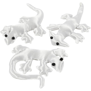 Fabric Creepy-Crawly, size 10-14 cm, white, 3 pc/ 1 pack