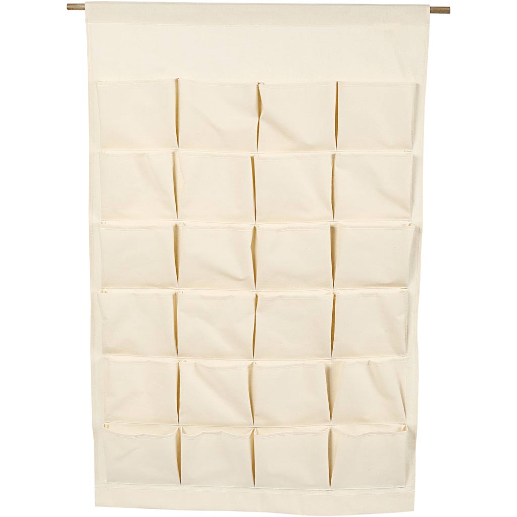 Hanging Organiser, H: 93 cm, W: 60 cm, light natural, 1 pc