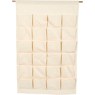Hanging Organiser, H: 93 cm, W: 60 cm, light natural, 1 pc