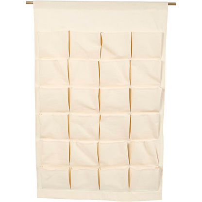 Hanging Organiser, H: 93 cm, W: 60 cm, light natural, 1 pc