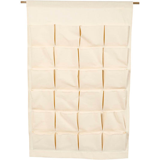 Hanging Organiser, H: 93 cm, W: 60 cm, light natural, 1 pc