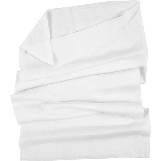 Neck warmer, size 49x25 cm, off-white, 1 pc