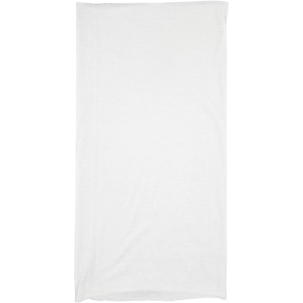 Neck warmer, size 49x25 cm, off-white, 1 pc