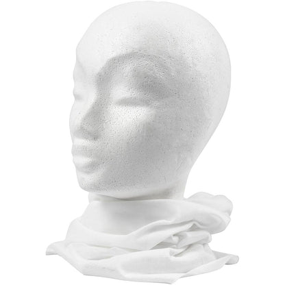 Neck warmer, size 49x25 cm, off-white, 1 pc