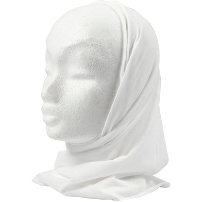 Neck warmer, size 49x25 cm, off-white, 1 pc