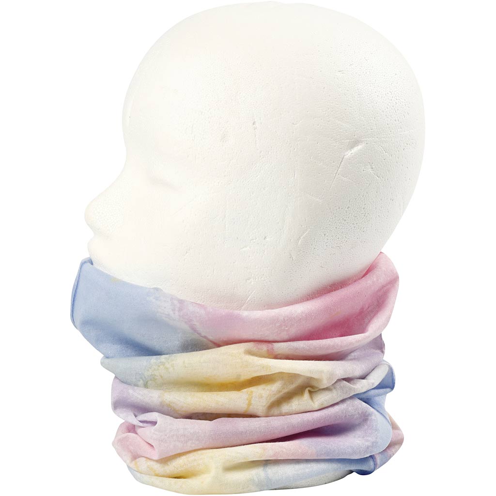 Neck warmer, size 49x25 cm, off-white, 1 pc