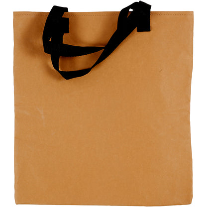 Shopping bag, size 35x38 cm, light brown, 1 pc