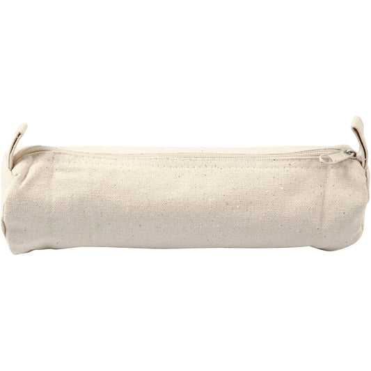 Pencil Case, L: 20 cm, dia. 6 cm, 300 g, light natural, 1 pc