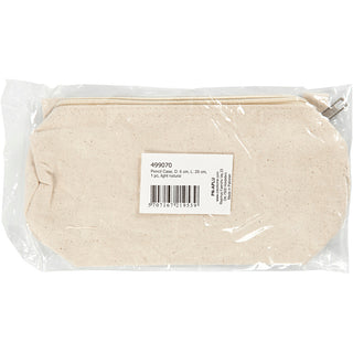 Pencil Case, L: 20 cm, dia. 6 cm, 300 g, light natural, 1 pc