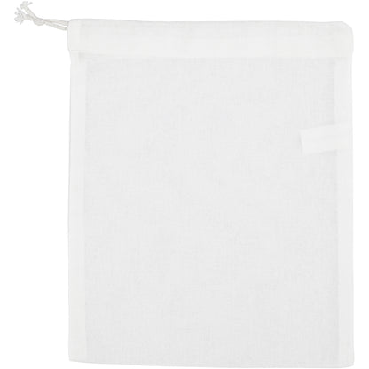 Cloth bag, size 21x25 cm, 130 g, white, 1 pc