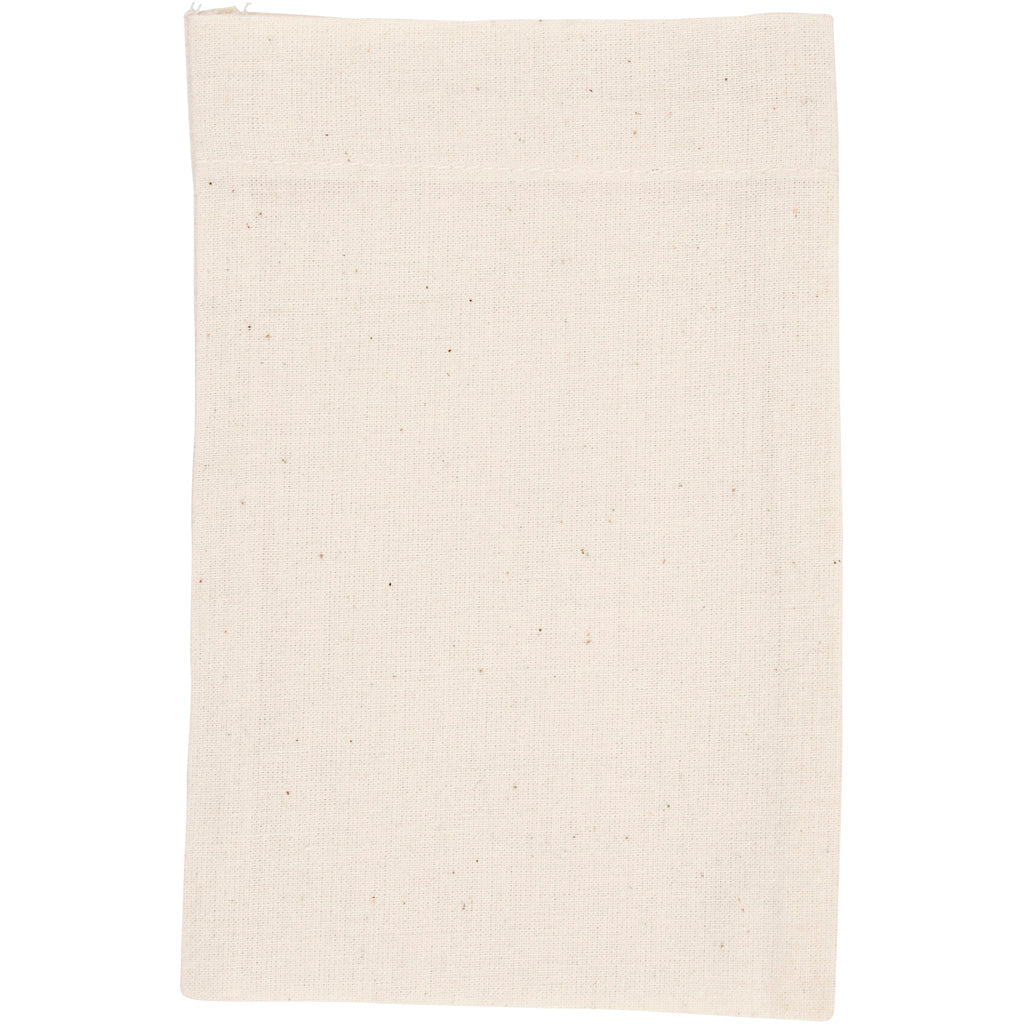 Bag, size 15x20 cm, 115 g, light natural, 4 pc/ 1 pack