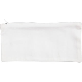 Cotton Pencil Case, size 11x23 cm, 210 g, white, 1 pc