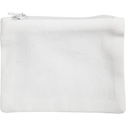 Purse, size 9x12 cm, 210 g, white, 1 pc
