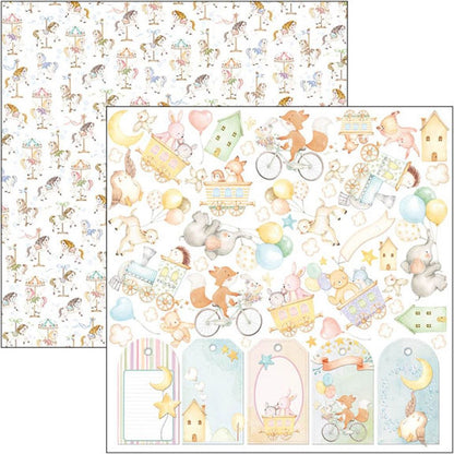 Ciao Bella My Tiny World  12inc x 12inc Patterns Pad