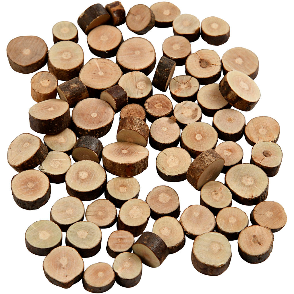 Wood Mix, dia. 10-15 mm, thickness 5 mm, 230 g/ 1 pack