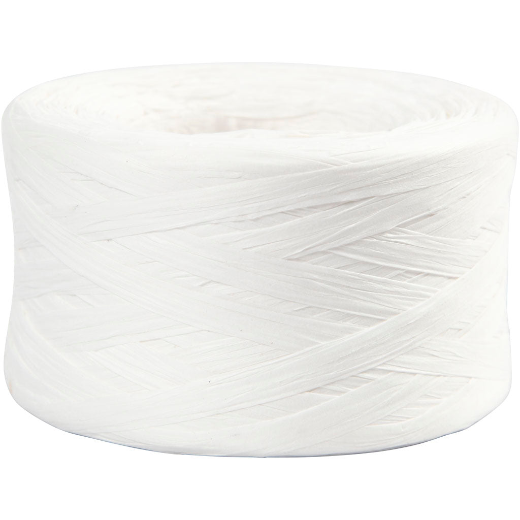 Paper Raffia Yarn, W: 7-8 mm - 100 m/ 1 roll