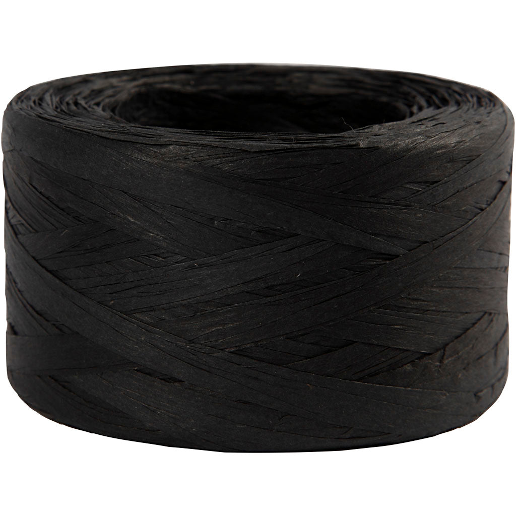 Paper Raffia Yarn, W: 7-8 mm - 100 m/ 1 roll