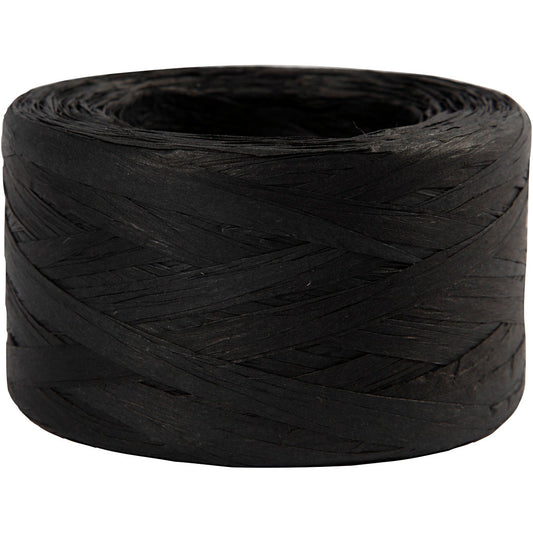 Paper Raffia Yarn, W: 7-8 mm - 100 m/ 1 roll