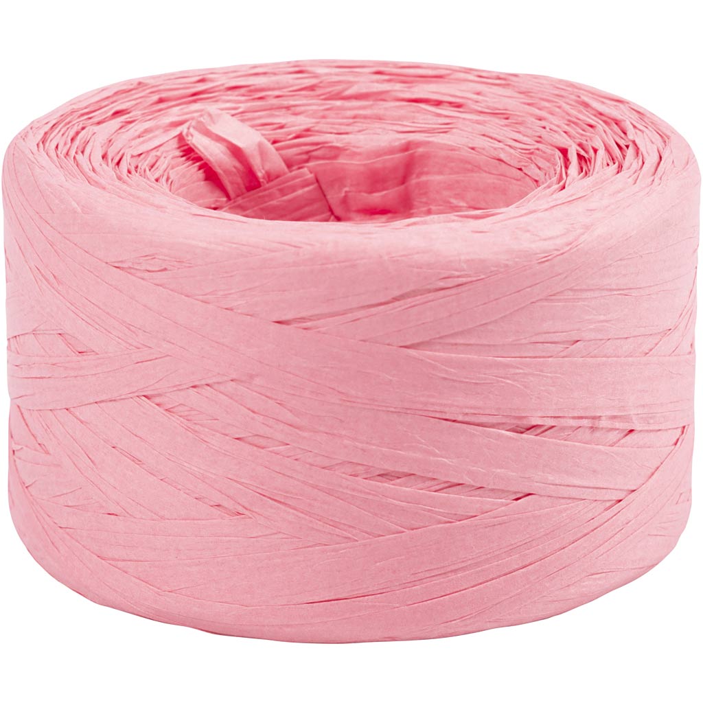 Paper Raffia Yarn, W: 7-8 mm - 100 m/ 1 roll