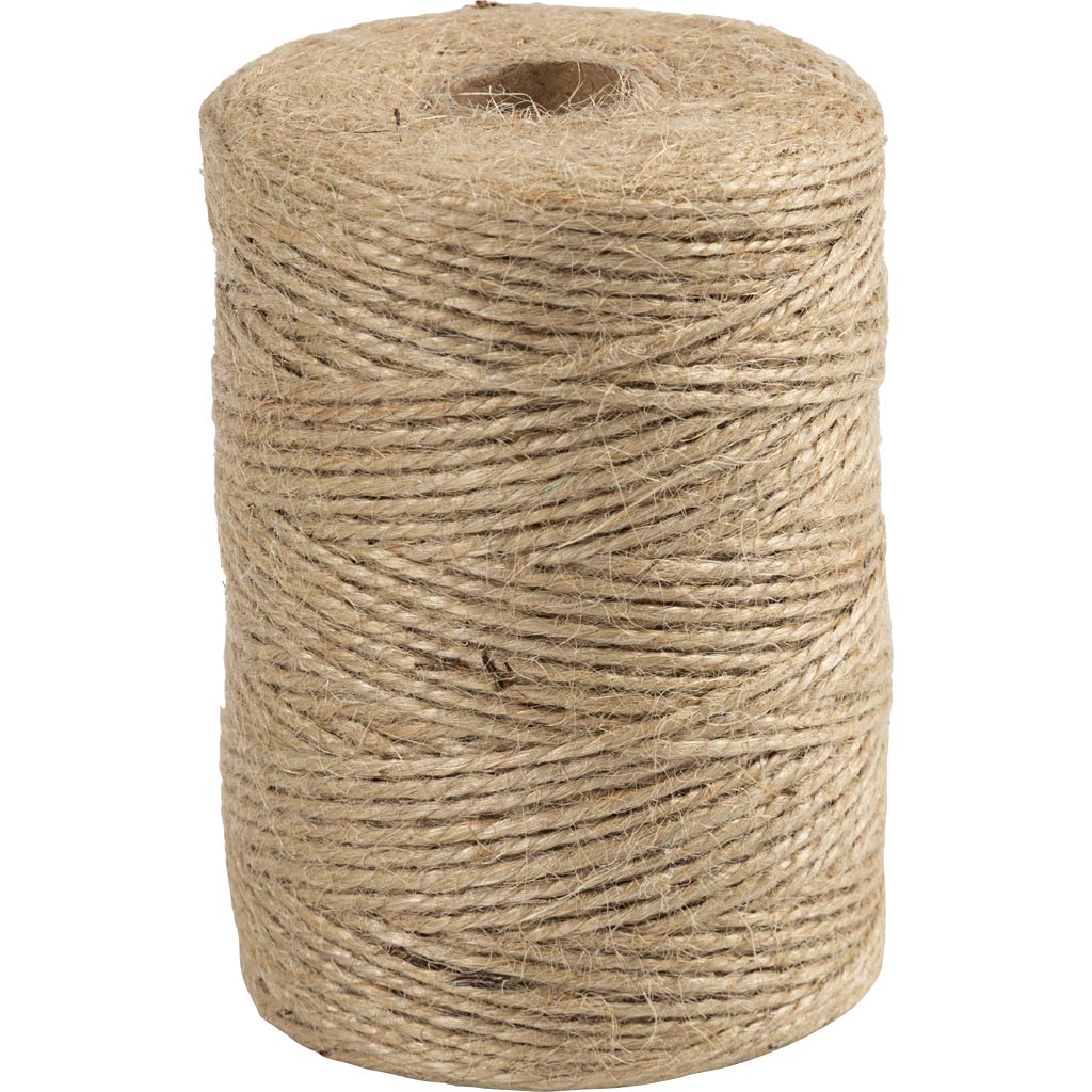 Natural twine, thickness 2 mm, 180 m/ 1 roll