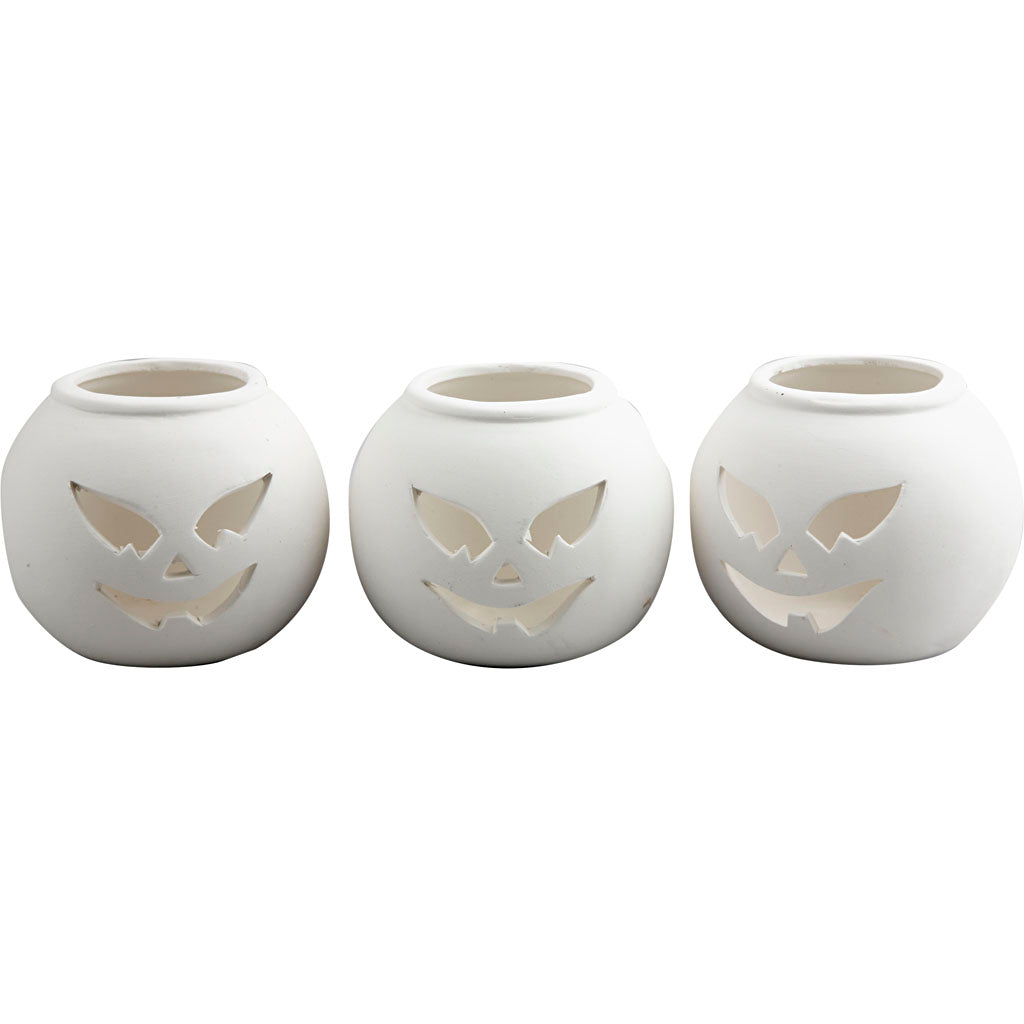 Tea Light Candle Holder, size 9x9x7,5 cm, white, 12 pc/ 1 pack