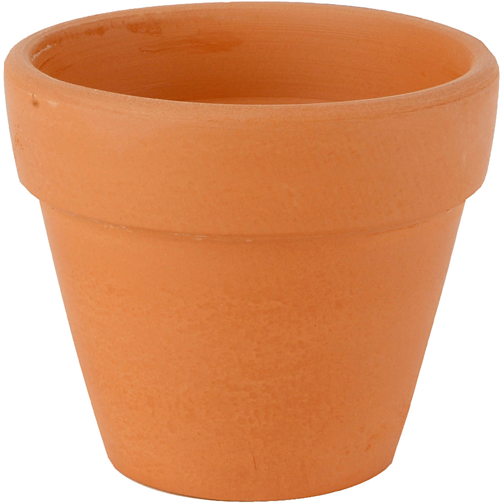 Flower Pots, H: 8 cm, dia. 9 cm, 24 pc/ 1 pack