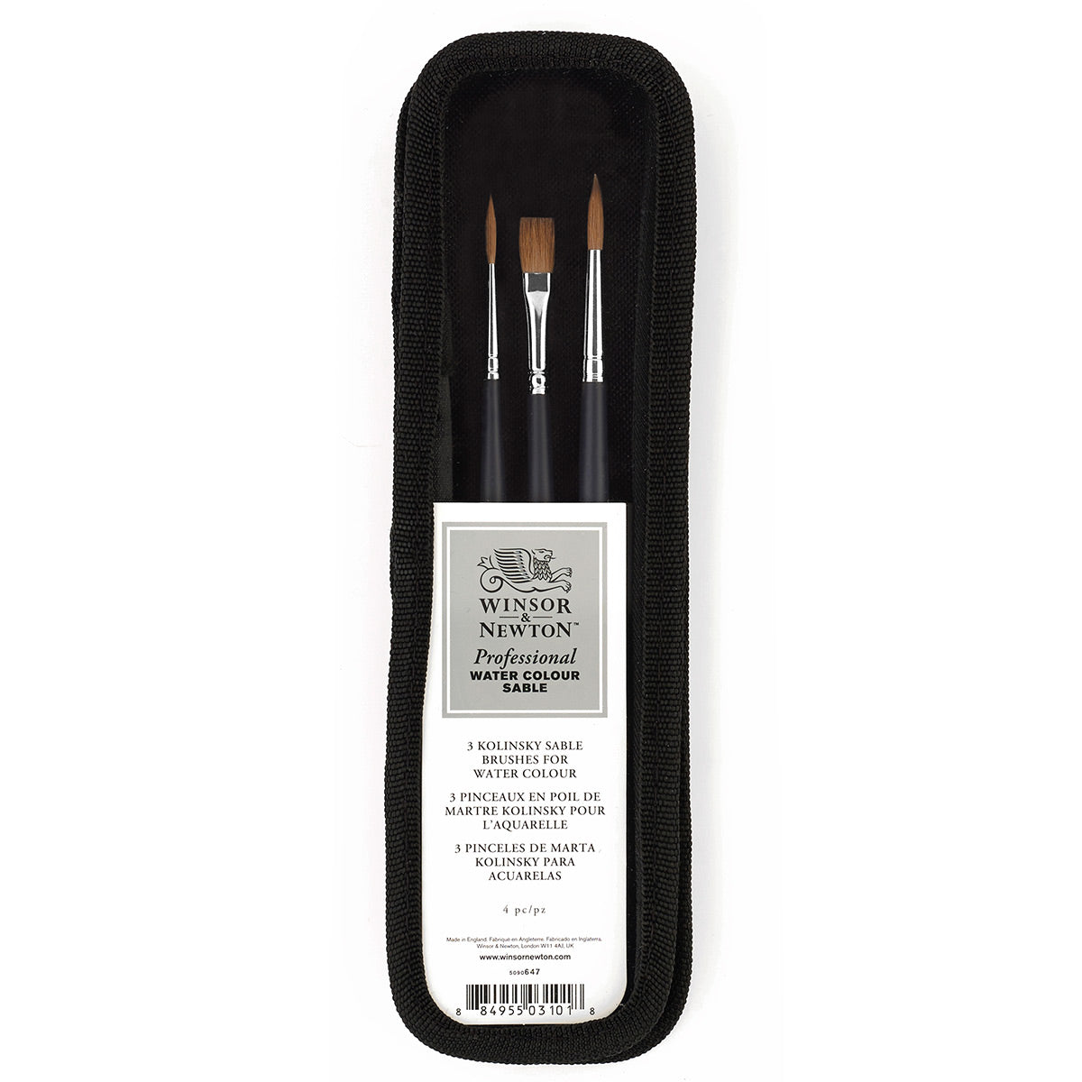 Winsor & Newton Professional Watercolor Brush Set of 3