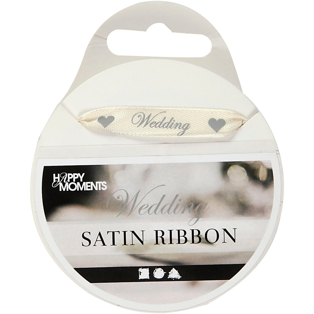 Creativ Satin Ribbon with Various Colour Print