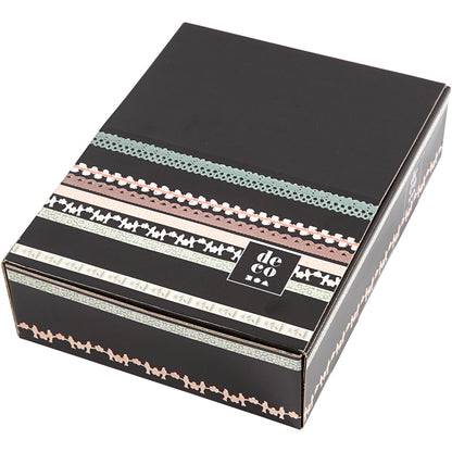 Decorative Ribbon, W: 10-15 mm, 48x2 m