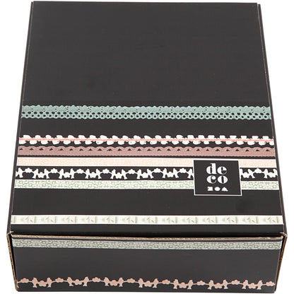 Decorative Ribbon, W: 10-15 mm, 48x2 m