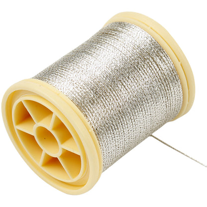 DMC Metallic Thread, thickness 0,36 mm, silver, 40 m/ 1 roll