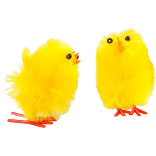 Easter Chicks, H: 30 mm, yellow, 12 pc/ 1 pack