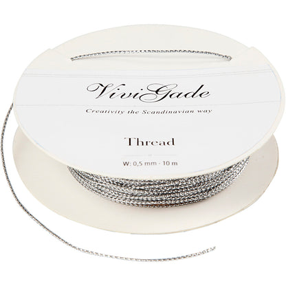 Braided Wire Thread, thickness 0,5 mm, 10 m roll