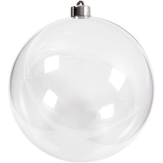 Baubles to Decorate, dia. 15,6 cm, transparent, 1 pc