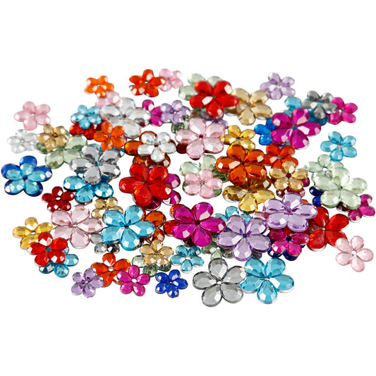 Creativ Assorted Rhinestones with Beveled Edges and Flat Back