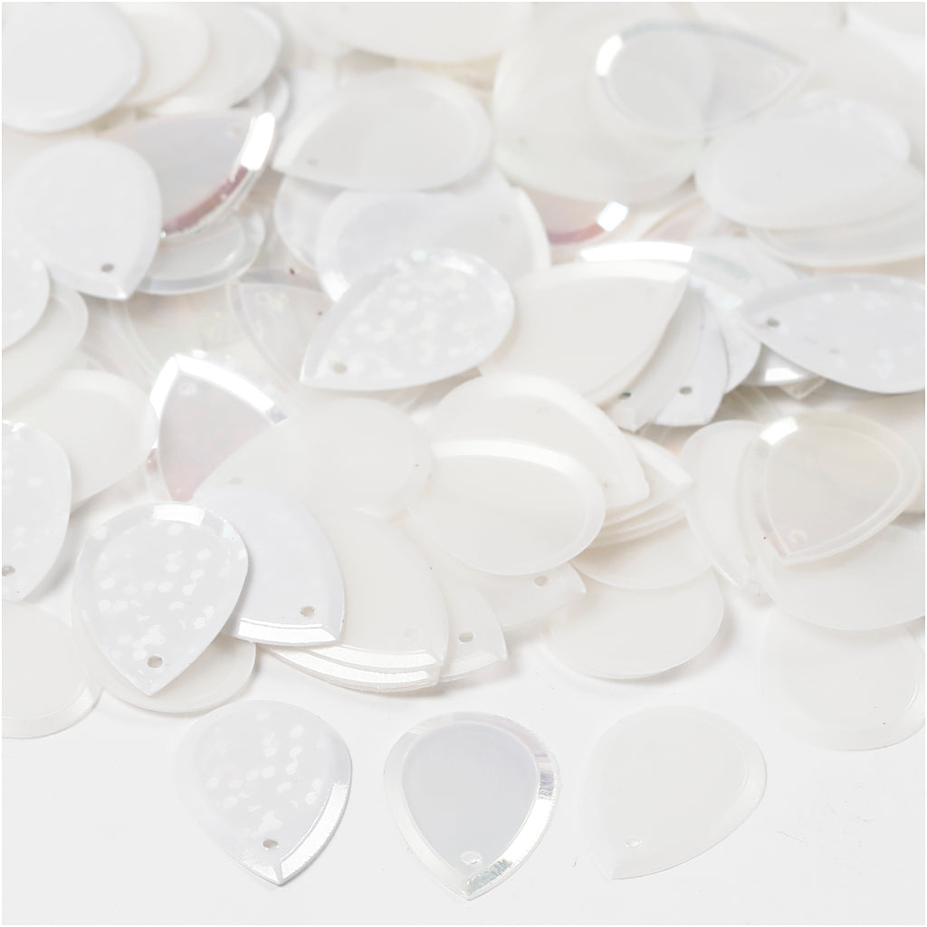 Creativ Mix of Drop-Shaped Sequins with Hole