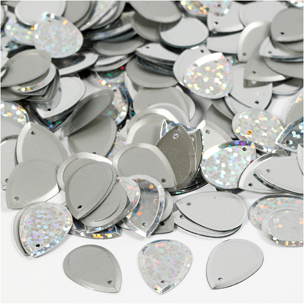 Creativ Mix of Drop-Shaped Sequins with Hole