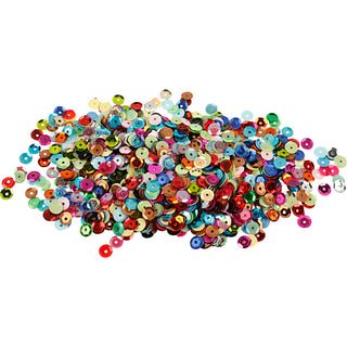 Creativ Assortment of Round Sequins in Different Designs