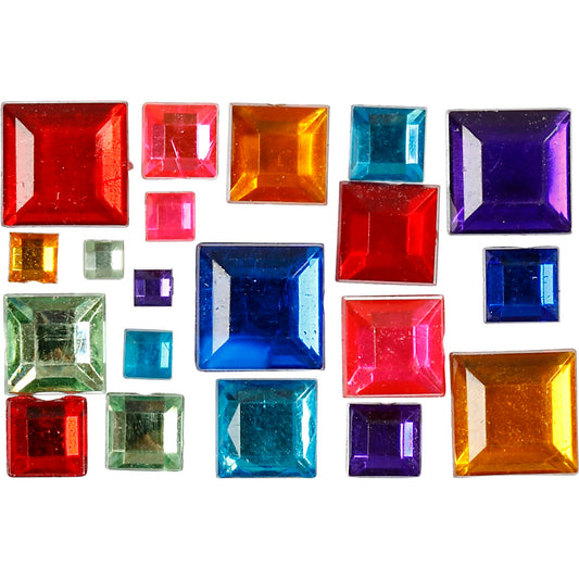 Rhinestones, size 4-10 mm, 1300 pc/ 1 pack