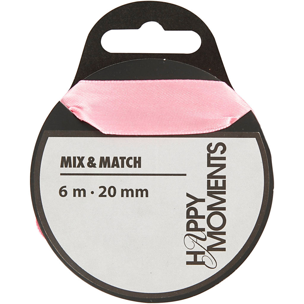 Creativ Satin Ribbon – Beautiful Lustrous Quality in Various Colours and Roll Lengths
